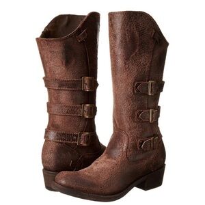 Raw Leather Brown Boots : Old Gringo : premium brand 7.5